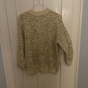 Goodnight Macaroon Medium Leopard Print Sweater